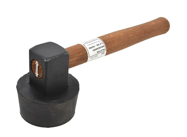 AWTOOLS MŁOTEK BRUKARSKI 2 5KG GUMA WULKANIZOWANA