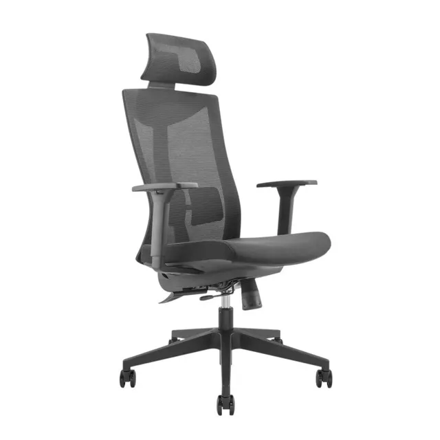 Fotel biurowy ergonomiczny premium z wysokim oparciem Ergo Office max 150kg ER-414