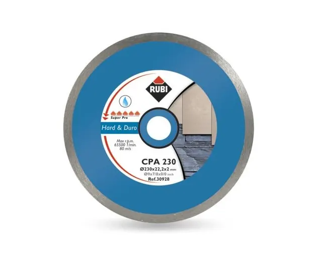 RUBI TARCZA DIAMENTOWA DO TWARDYCH MATERIAŁÓW CPA 250 x 25 4mm SUPERPRO