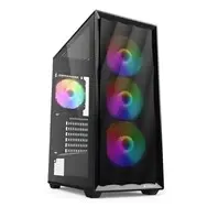 Sharkoon Gehäuse VK4 Rainbow ATX 1xGlas schwarz