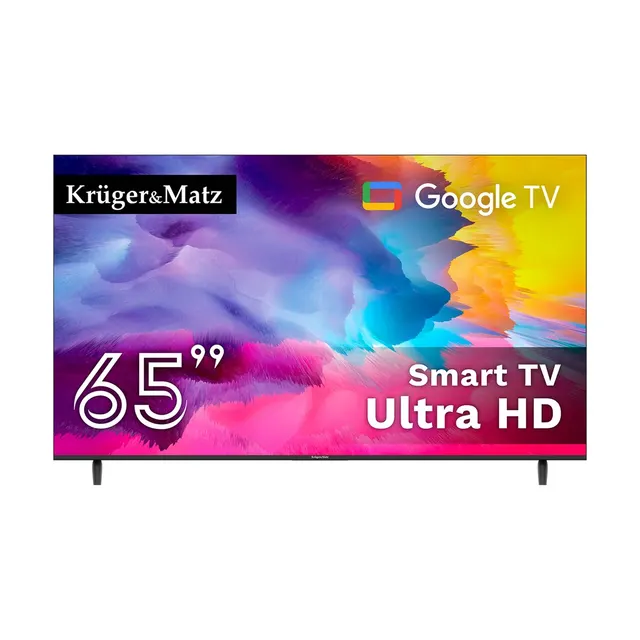 Telewizor Kruger&Matz 65 UHD Google TV 5.0 DVB-T2/T/C H.265 HEVC