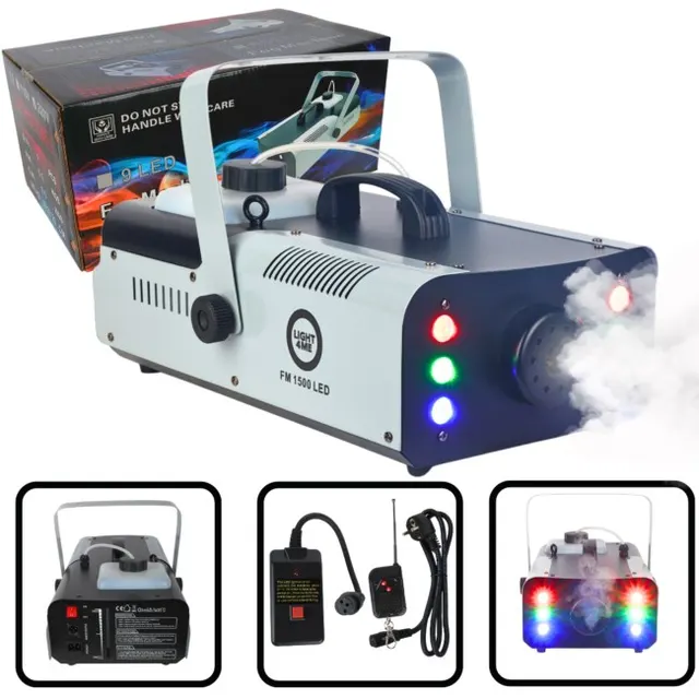 LIGHT4ME FM 1500 LED generator wytwornica dymu mgł
