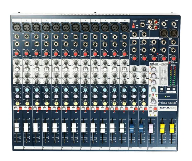Soundcraft EFX12 - Analogowa konsoleta mikserska procesor efektów