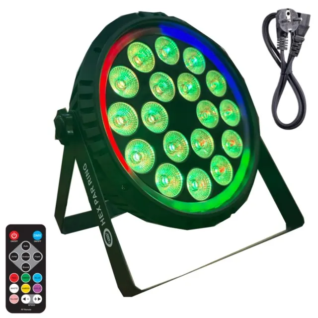 LIGHT4ME HEX PAR RING reflektor sceniczny efekt oś