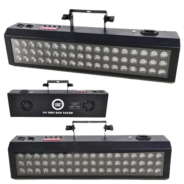 LIGHT4ME UV DMX BAR 54X3W efekt oświetleniowy list