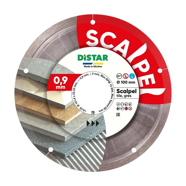 DISTAR TARCZA DIAMENTOWA SCALPEL 101 6 x 0 9 x 5 x 22 23mm