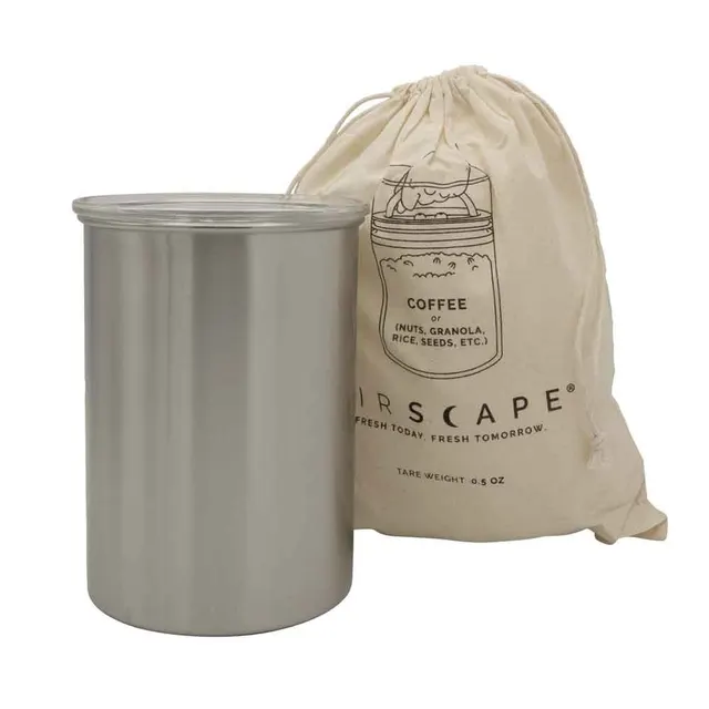 Airscape? Edelstahl-Aromabeh?lter mittel silber geb?rstet