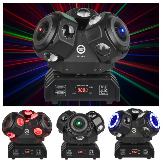 LIGHT4ME SID PRO ruchomy multiefekt świetlny 5w1