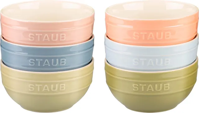 STAUB SERVING Zestaw 6 misek 12 cm wielokolorowe