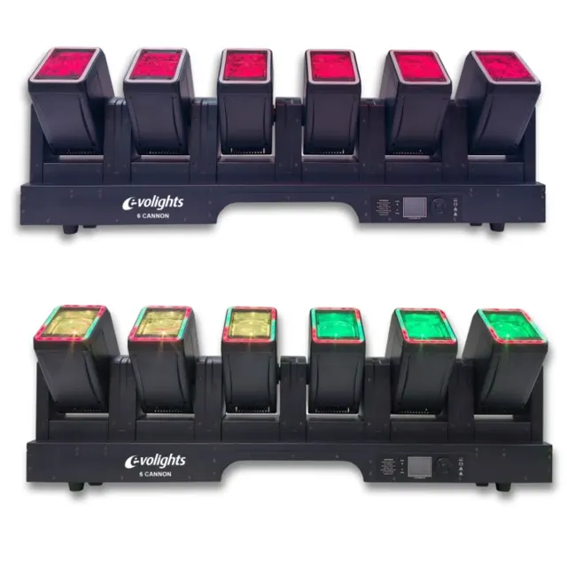 EVOLIGHTS 6 CANNON belka oświetleniowa 6x głowica