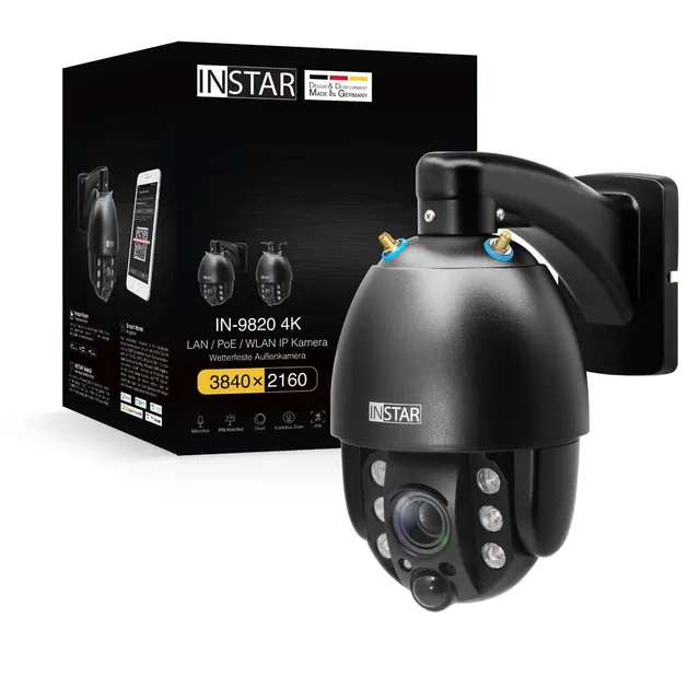 INSTAR IN-9820 4K Schwarz