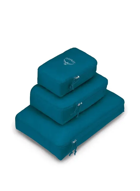 Zestaw organizerów Osprey Ultralight Packing Cube Set - waterfront blue