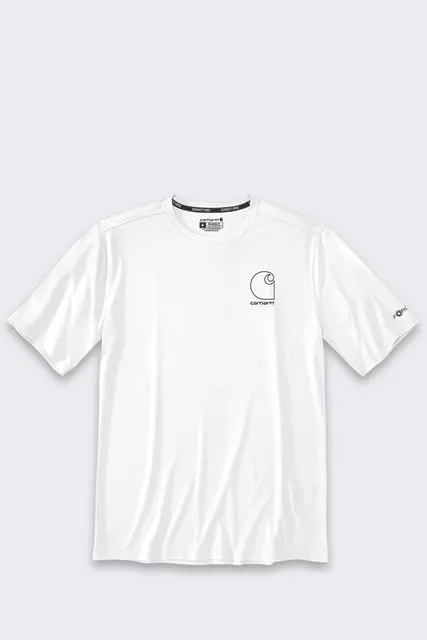 Koszulka Sun Defender Lightweight Logo SS White