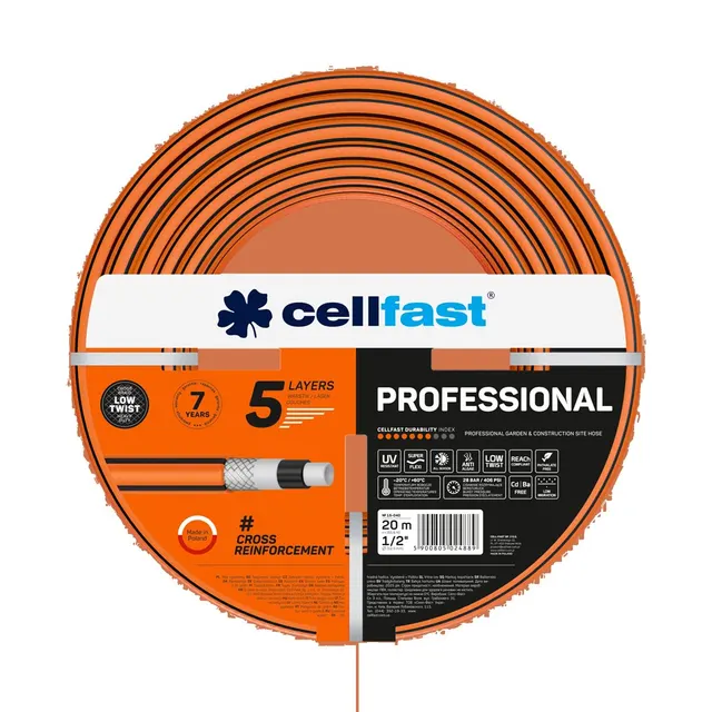 CELLFAST WĄŻ OGRODNICZY PROFESSIONAL 1/2 50m