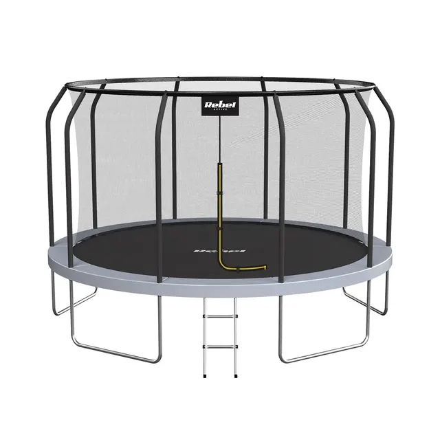 REBEL ACTIVE TRAMPOLINA PRO 12FT/366CM SIATKA DRABINKA RBA-8003
