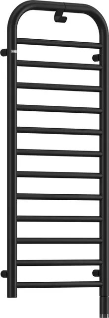 Grzejnik łazienkowy elektryczny - wysokość 121 cm, czarny, 121 cm, elektryczny