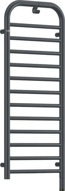 Grzejnik łazienkowy elektryczny - wysokość 121 cm, tytanowy, 121 cm, elektryczny