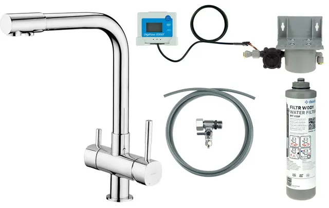 Bateria kuchenna z zestawem do filtracji wody (BCHF065M)