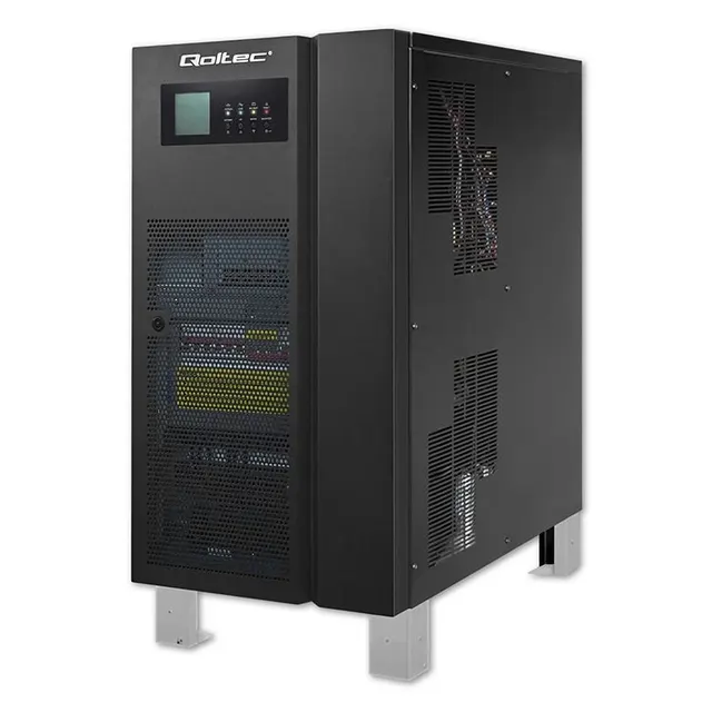 Qoltec Zasilacz awaryjny UPS 3 - fazowy, 20kVA, 16KW, LCD, EPO, SNMP, USB, On-line, Low frequency