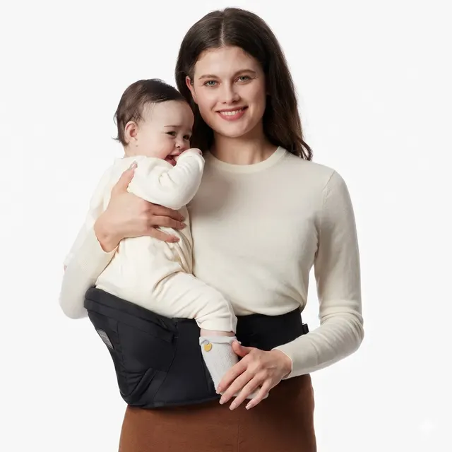 MOMCOZY HC002, Nosidełko z siedziskiem biodrowym, Kolor czarny