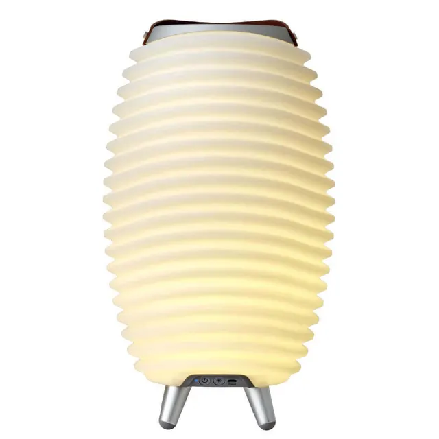 KOODUU SYNERGY 35 Lampa LED z głośnikiem i coolerem na napoje - 41 x 24 cm Biały