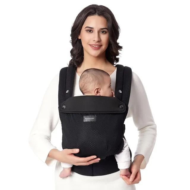 Momcozy BC001, Nosidełko dla niemowląt i dzieci, Kolor czarny