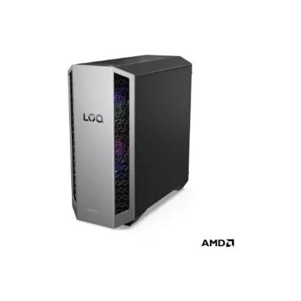 Lenovo LOQ, 26ADR10, Desktop, Tower, AMD Ryzen 7, 8745HX, 16 GB, SODIMM DDR5, NVIDIA GeForce RTX 5050, No Optical drive, No keyboard, Windows 11 Home, Warranty 24 month(s)