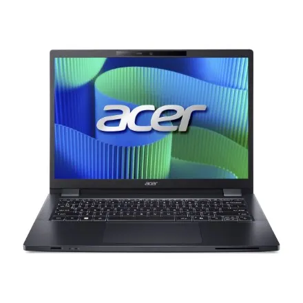 Acer, TravelMate TMP414-53-G2-TCO-585Q, Slate blue, 14, WUXGA, 1920 x 1200 pixels, Intel Core 5, 120U, 16 GB, DDR5, Solid-state drive capacity 256 GB, Intel Iris Xe Graphics, Windows 11 Pro, 4G, Keyboard language English, Keyboard backlit