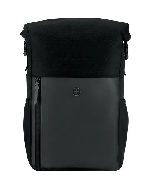 Wenger UrbanOne Roll-Top 15.6 Laptop Backpack Black