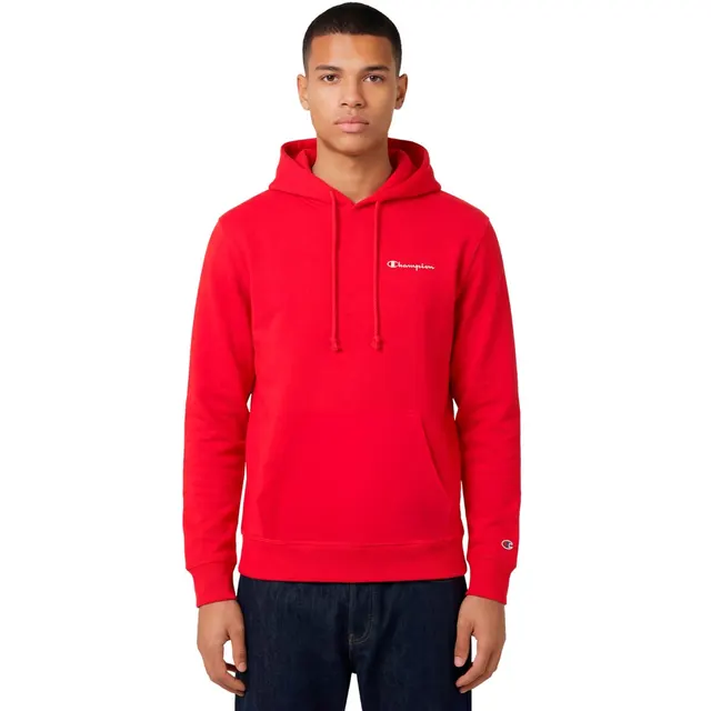 Bluza męska Champion Hooded Sweatshirt czerwona 221791 RS067 M