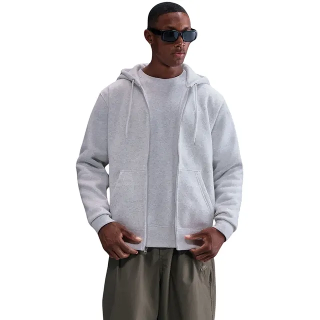 Bluza męska Nike Club BB FZ Hoodie szara FN3861 051 L