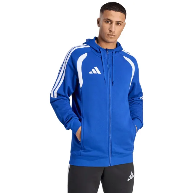 Bluza męska adidas Tiro 26 League Sweat Full Zip Hoodie niebieska KF9105 L