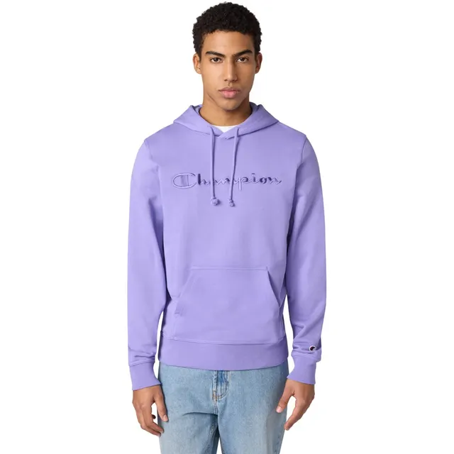 Bluza męska Champion Hooded Sweatshirt fioletowa 220782 VS024 XL