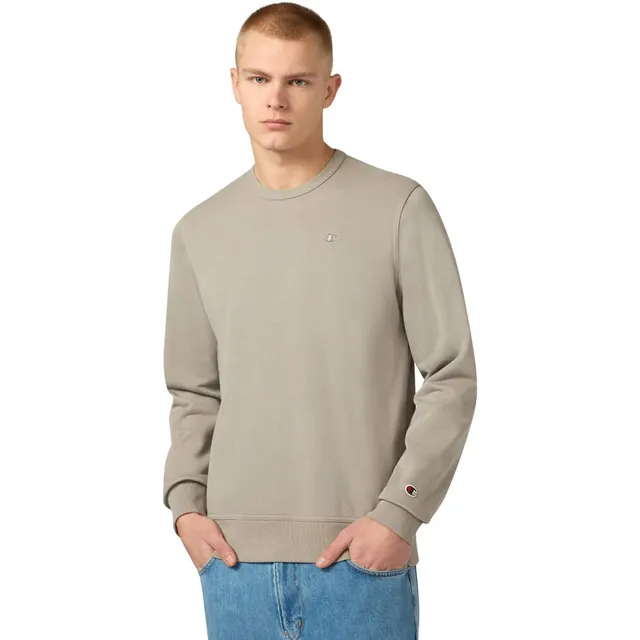 Bluza męska Champion Crewneck Sweatshirt beżowa 220785 ES035 XL