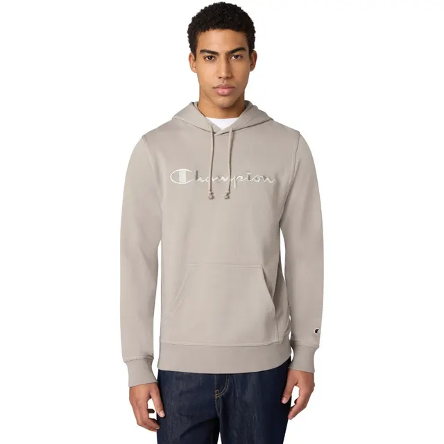 Bluza męska Champion Hooded Sweatshirt beżowa 220782 ES035 XL