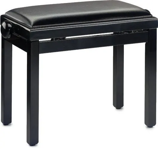 Stagg PB39 BKP SBK - dębowa ława pianinowa czarny połysk regulacja 49-57 cm