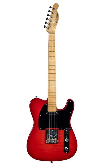 Prodipe Guitars TC90 Alder Trans Red - gitara elektryczna