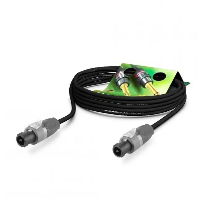 Sommer Cable ME25-225-0500-SW - kabel głośnikowy speakON - speakON 5 00 m