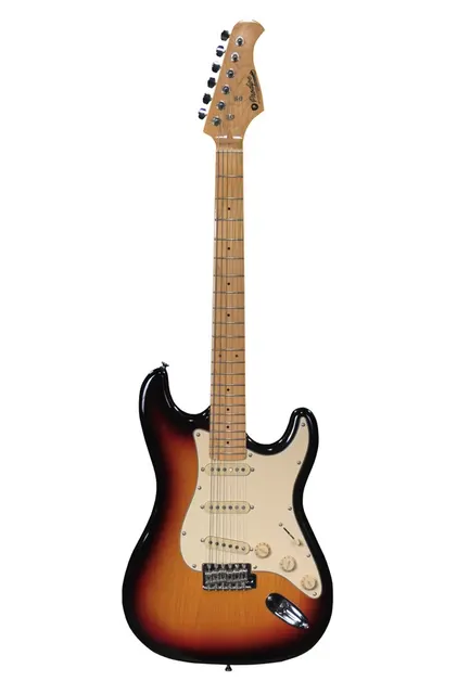 Prodipe ST80 MA Sunburst - gitara elektryczna SSS z klonową podstrunnicą