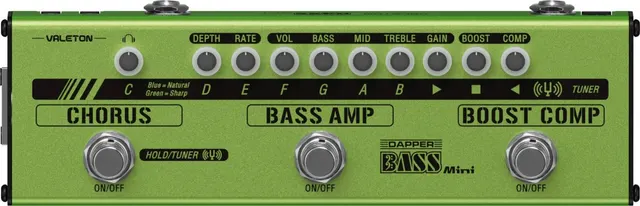 Valeton Dapper Bass Mini MES-2 - multiefekt basowy
