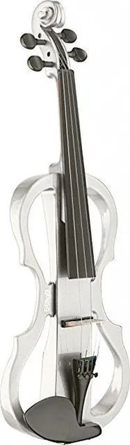 Stagg EVN X-4/4 WH - skrzypce elektryczne 4/4 biały zestaw