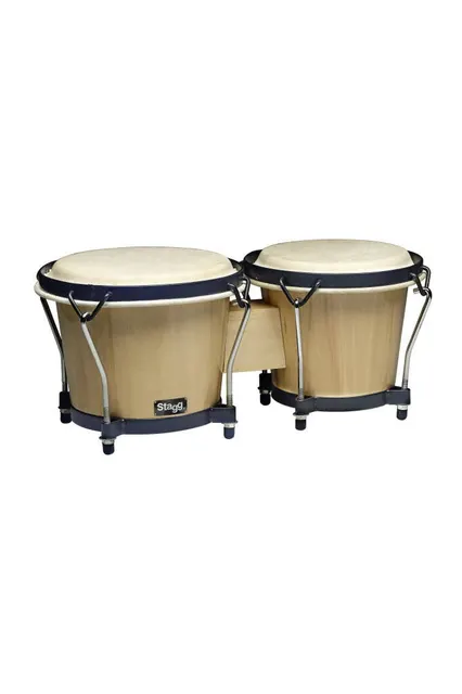 Stagg BW-70-N - drewniane bongosy 6” i 7” strojenie kluczem