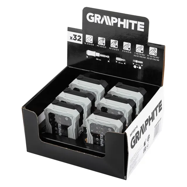 Display box 6 x 56T557 (Zestaw bitów 32 szt.)