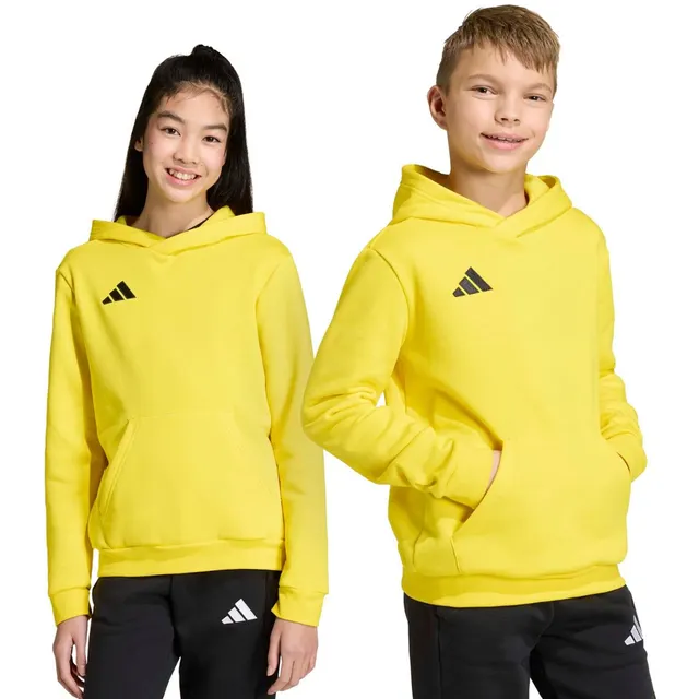 Bluza dla dzieci adidas Entrada 26 Hoody żółta JZ6564 140cm