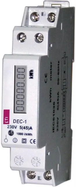 METER ELECTRICITY MODULAR 1F DEC-1