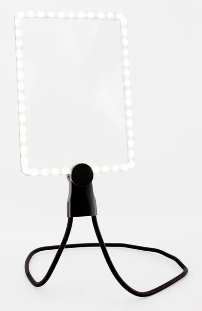 REALPOWER LED-Lupe HL-1 rechteckige LED-Leselupe zum umhänge