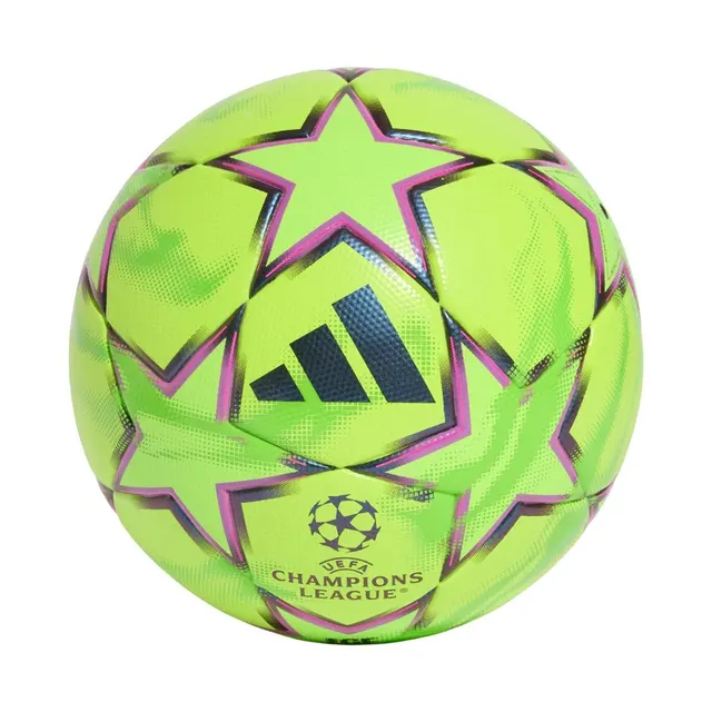 Piłka nożna adidas UCL Winter 26/27 League Stage zielono-czarno-różowa KY5573 5