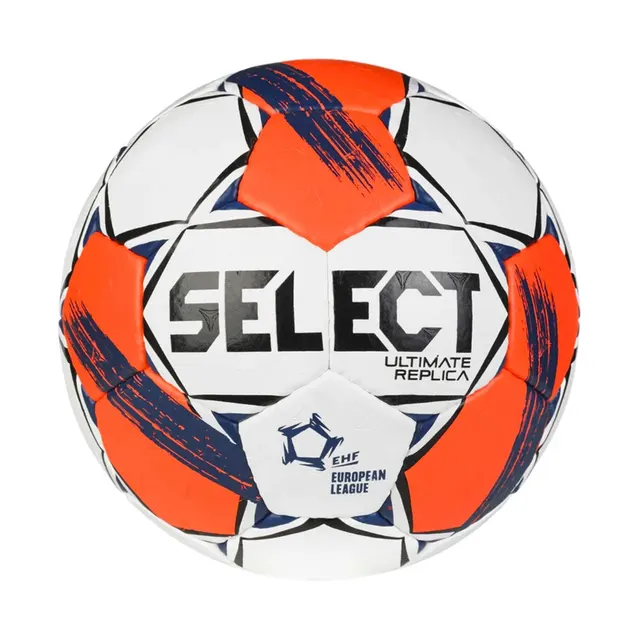 Piłka ręczna Select Ultimate European League Replic 0 v25 EHF biało-pomarańczowa 13521 0