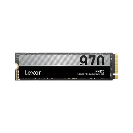 Lexar SSD, NM970, 1000 GB, SSD form factor M.2 2280, Solid-state drive interface PCIe Gen 5X4, Read speed 11000 MB/s, Write speed 10000 MB/s