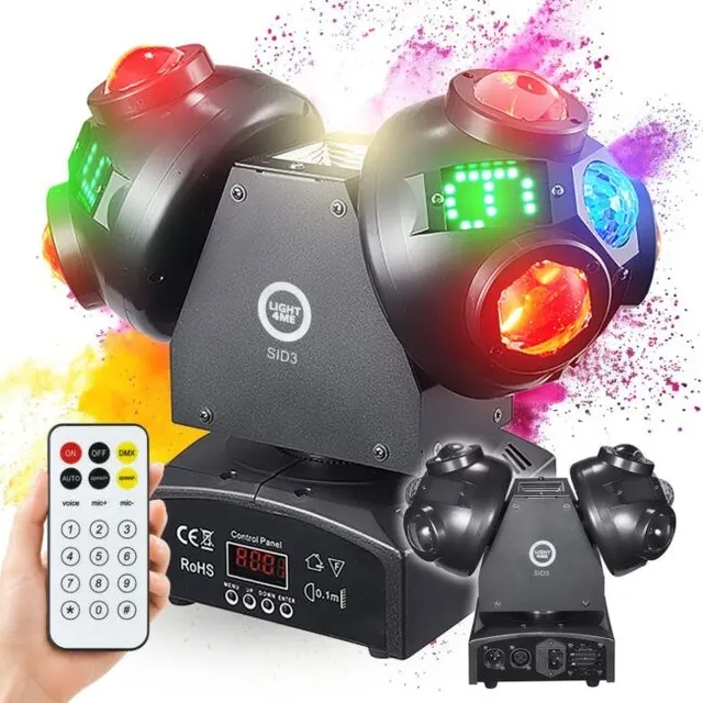 LIGHT4ME SID3 ruchomy multiefekt oświetleniowy 4w1